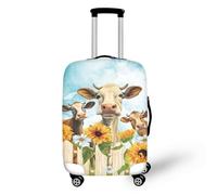 Kofferschutzhülle L Tierkühe Waschbar,Suitcase Cover Für Kinder Und Erwachsene,Elastischer Spandex-Koffer-Protector,Koffer-Abdeckungen