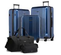 Kofferset 5 teilig Hartschale CANNES - Dunkelblau