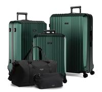 Kofferset 5 teilig Hartschale CANNES - matt-grün