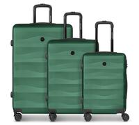 Smartbox Hartschalen Koffer-Set 3-teilig für Damen & Herren | leichte & stabile Reise-Trolleys aus hochwertigem & robustem ABS-Material | 4-Doppelrollen & Zahlenschloss (Edition 03)