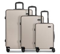 Kofferset SMARTBOX "Edition 05 4 Rollen Kofferset 3-teilig", Herren, beige (sanftes weiß), ABS, Koffer-Sets (95331036-0) sanftes weiß