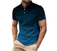 KOG Poloshirts für Herren Polo Shirt Kurzarm Bekleidung Einfarbig Shirts Fashion Baumwolle Tee Herren Tshirt Sale Jungen Top Freizeit T-Shirt Junge Slim Fit Oberteil Gutschein Amazon Dunkelblau S