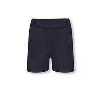Shorts KIDS ONLY "KOGGEGGO LIFE BUTTON SHORTS VD JRS NOOS", Mädchen, Gr. 140, N-Gr, night sky, Jersey, Obermaterial: 95% Polyester, 5% Elasthan, unifarben, regular fit ca. Mitte Oberschenkel, Hosen Sh