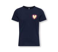 Kids Only - Bekleidung Koglany-Nina Life Love Ss Top Jrs Noos - blau - Größe 9A - 10A