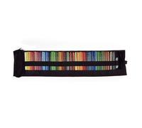KOH-I-NOOR Aquarell- Stiftetasche gefüllt mit 72 Aquarell- Farbstiften + Anspitzer, Radiergummi,Pinsel und Kramtasche