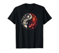 Koi Fische Kois-Karpfen Yin-Yang Koi Garten-Teich Koi T-Shirt