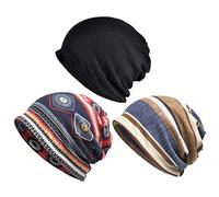 Kojoon Chemo Hut für Frauen 3er Pack Beanie Cap Schal Turbans Hut Gatsby Cancer Head Wraps