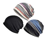 Kojoon Damen Chemo Hut 3er Pack Beanie Cap Schal Turbans Hut Gatsby Cancer Head Wraps