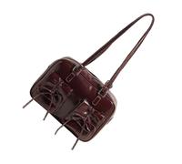 kokdid Modische Damen-Umhängetasche, modisch, Einkaufstasche, PU-Leder, schöne Schleifen, Crossbody, ästhetische Achselhöhle, Damen, Schultertasche, schöne Schleifen, Crossbody, stilvolle Achselhöhle