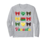 Kokette Vanuatu Flagge NI Vanuatu Girls Langarmshirt