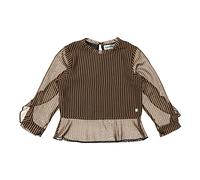 Koko Noko Mädchen Koko Noko Blouse, Rusty Brown + Black, 4 Jahre EU