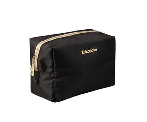 Kokonote Kosmetiktasche Klein Basic Studio Neutral Shades Kosmetiktasche Schwarz - Vielfältige Kulturtasche Damen - Wasserdichter Kulturbeutel Damen 17 x 11 x 10 cm - Praktische Waschtasch