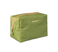 Kokonote Kosmetiktasche Klein Basic Studio Pesto Blossom Kosmetiktasche Grün - Vielfältige Kulturtasche Damen - Wasserdichter Kulturbeutel Damen 17 x 11 x 10 cm - Praktische Waschtasch