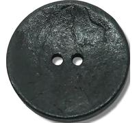 Kokosnussknöpfe, Kokosnuss gefärbt, 15, 20, 25, 30, 40, 50 mm, Im Set 12 Stück, Natur Knopf blau, grün, rot, gelb, orange, lila (Schwarz, 15 mm, 12 Stück)