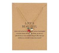 Kolibri-Halsketten für Damen, lässig, modisch, Tier-Design, Kristall, Vogel, rot-blauer Anhänger, weiblicher Choker, Party-Schmuck, Geschenk, langlebige Verarbeitung