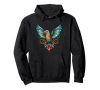 Kolibri Kunst Fantasy Tier Bunt Vogel Kolibri Pullover Hoodie