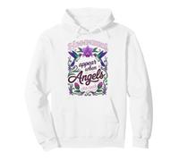 Kolibris erscheinen, wenn Engel in der Nähe von Blumen sind Pullover Hoodie