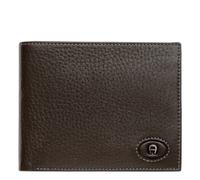 AIGNER Basics Geldbörse Leder 12 cm ebony