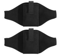 KOMBIUDA 2 Stück Fitness-Gürteltasche Gruppenfitness-Mikrofongürtel Aerobic-Mikrofongürtel verstellbare mikrofon-gürteltasche Mikrofongürtel für Fitness Black