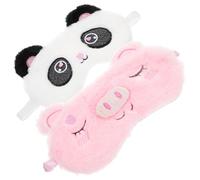 KOMBIUDA 2stücke Cartoon Tier Augenmasken Hautfreundliche Schlafmasken Für Jungen Und Mädchen Lichtblockierung Für Erholsamen Schlaf Für Und Zuhause