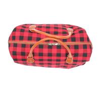 KOMBIUDA Canvas Reisetasche 22 Zoll Große Karierte Outdoor Tragetasche Robust Hautfreundlich Vielseitige Aufbewahrungstasche für Reisen Sport und Alltag