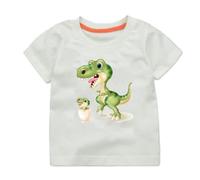 KOMBIUDA Dinosaurier Grün aus Kunststoff Aufnäher 2 Stück zum Aufbügeln zum Dekorieren Einzigartiges Design von Shirts und Blusen im Selbstgemacht Kleidungsbereich