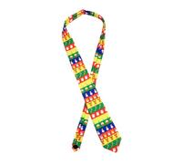 KOMBIUDA Schöne Stoffkrawatte Mit Weihnachtsmotiv Handgefertigte Herrenkrawatte Aus Hochwertigem Material Für Weihnachtskostüme Und Feiern