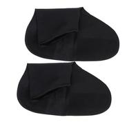 KOMBIUDA wasserdichte Latex Schuhüberzieher Schwarz Wiederverwendbare Sicherheitsschuh Schutzhülle rutschfeste Gummistiefel Überzüge mit Elastischem Sitz Hoher Schaft für Wanderschuhe