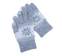 KOMBIUDA Winter Touchscreen Handschuhe Vollfinger Strickhandschuhe mit Winddichtem Design Weiche Winterhandschuhe Damen und Herren für Outdoor und Smartphone bedienung
