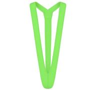 Komergave Borat Anzug Männer, Herren String Leopardenmuster Mankini, V-Form Slip Männlich Badeanzug, Lustiger Party-Kostüm Bikini, Tanga Badehose Herren (Grün)