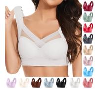 Komfort Bh Wohlivia Haltungskorrektur, Push Up Bh Damen, Ohne BüGel GroßE GrößEn Bustier Damen, Bralette Komfort Weicher Seamless, Ergonomisches Design, Atmungsaktiv Mit Starker StüTzkraft, L-8xl