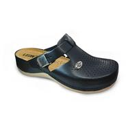 Komfort Clogs aus Leder - Orthopädischer Memory-Schaum Leon 900 - 38 / Rot