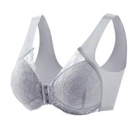 Komfort Lace BHS Damen Set Klassische BH Ohne Bügel Sport BH P-ush Up mit Verstellbarem Bustier Große Brüste Unterwäsche Starker Halt Trainings Schlaf BHS Gepolstert für Alltag Yoga