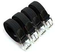 Komfortabel Elastische Geflochtener Stretch Gürtel - Stretchbelt - Stoffgürtel - Flecht mit pu Leder für Damen und Herren