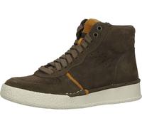 Komfortable Clarks Sneaker Schnürschuhe für Damen 26167378 Olive Combi Grün 39