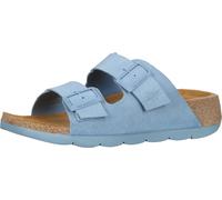 Komfortable FLY London Pantoletten Schlupfschuhe für Damen P144721 007 Blau 36