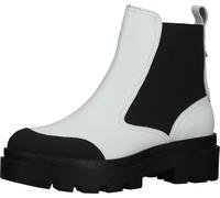 Komfortable FLY London Stiefelette Schlupfschuhe für Damen P144879 001 Weiß 36