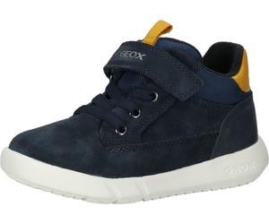 Komfortable GEOX Stiefelette Schnürschuhe für Baby - Jungen B365DA 022ME CF42Q Blau 20