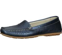 Komfortable IMAC Mokassin Schlupfschuhe für Damen 355010 1260-009 Blau 37