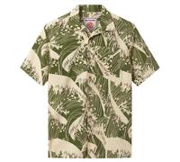 Komodo Kurzarmhemd Spindrift Print Wave Green Wave (Grün) XL