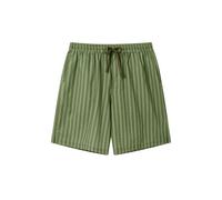 Komodo Musselin-Shorts Modell: Jerry Green Stripes (Grün) L