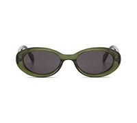 KOMONO Ana Fern Unisex Oval Bio-Nylon-Sonnenbrille für Damen und Herren mit UV-Schutz und kratzfesten Gläsern
