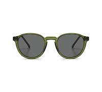KOMONO Liam Fern Unisex Oval Bio-Nylon-Sonnenbrille für Damen und Herren mit UV-Schutz und kratzfesten Gläsern