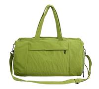 Kompakte Fitness-Reisetasche, wasserdicht, Nylon-Design, mehrere Taschen, Organizer, ergonomischer Tragegriff für Geschäftsreisen, große Kapazität, Schultertasche, grün, Mass Beauty