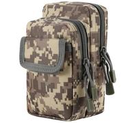 Kompakte MOLLE-Tasche, kleine Taktische Organizer-Tasche, einzelne Mehrzwecktasche für Outdoor, Wandern und Reisen (ACU)