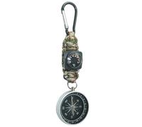 Kompasse, Thermometer, Schlüsselanhänger, Taschenformat, Karabinerhaken, Kompasse, Karabiner für Camping, Wandern, Rucksackreisen, Survival, Schlüsselanhänger, Thermometer
