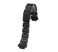 Kompatibel mit Casio-Armband G-SHOCK GA-2100 DW5600 DW-6900 GW-M5610/B5600, schwarzes Kunststoff-Stahl-Uhrenarmband, Herren-Sport-Ersatzarmband(Black)