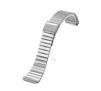Kompatibel mit Casio F91W Uhr Stahl for F84 F105 F108 A158 A-168 AE-1300 AE-1200. Casio-Armbändern, ultradünnes Metallarmband, 18 mm, 20(Silver,20mm)