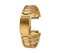 Kompatibel mit Casio GM110 Stahlband-SHOCK GM-110GB Modifiziertes Edelstahlarmband konvexer Öffnung Herrenuhrzubehör(Gold)