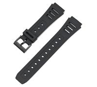 Kompatibel mit Casio W-740 Resin Uhrenarmband, wasserdichtes, Herren- und Damenarmband, 19 mm, Gummiarmband, Ersatz von Zubehör